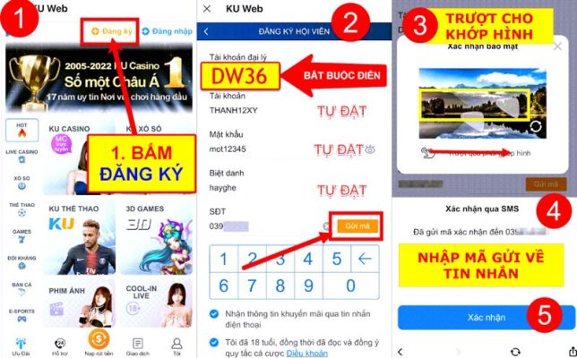 Hướng dẫn chi tiết các bước tham gia nhà cái KUBET cho người mới